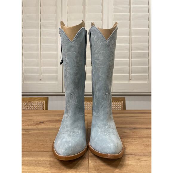 Idyllwind Women's Charmed Life Western Boots Light Blue Suede Size 8.5 NWOB - Picture 5 of 16